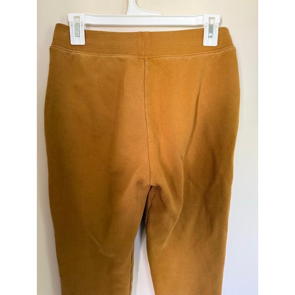 Girlfriend Collective | Mustard Brown Sweatpant Joggers Casual Loungewear- Sz S - Picture 6 of 10